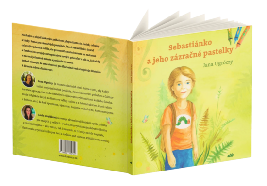 Detská Kniha Sebastiánko a jeho zázračné pastelky