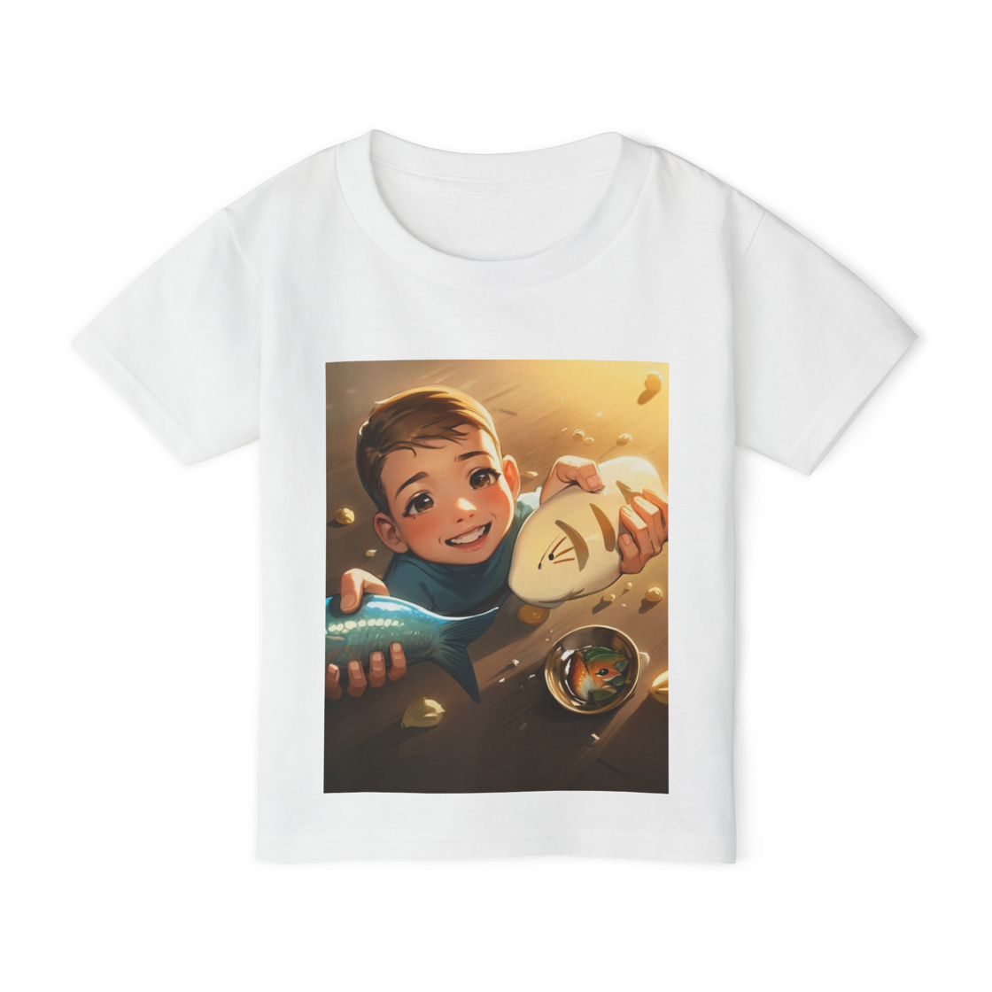 Titzmach Children's Christian T-shirt 5 Loaves design