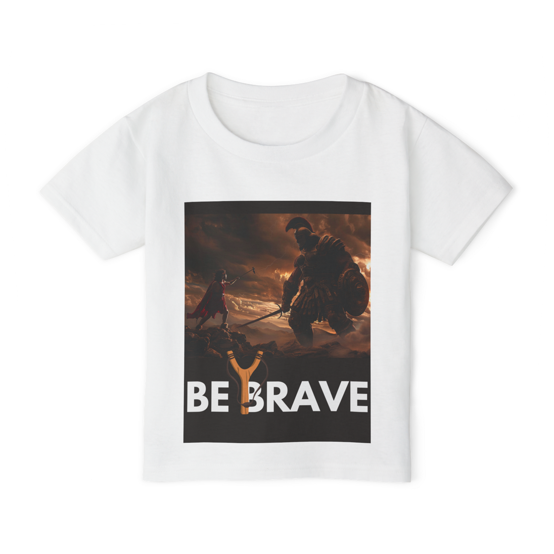 Titzmach Children's Christian T-shirt Brave design